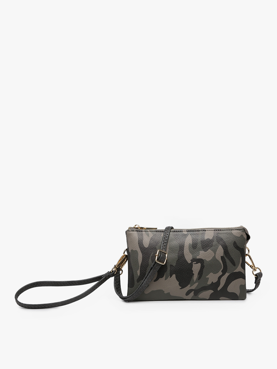 Riley Crossbody/Wristlet: Camel