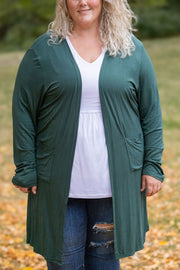 IN STOCK Classic Cardigan - Evergreen FINAL SALE