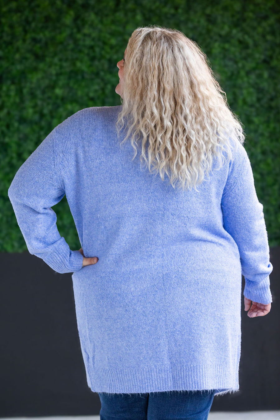 IN STOCK Madison Cozy Cardigan - Blue