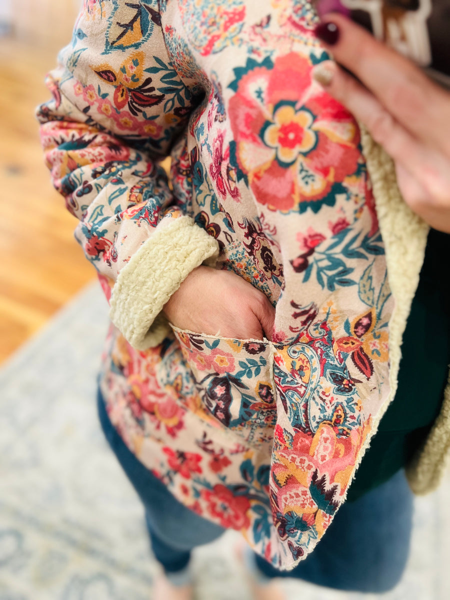 Vintage Paisley Cozy Jacket