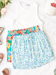 IN STOCK Sienna Skort - Tropical Floral Mix FINAL SALE