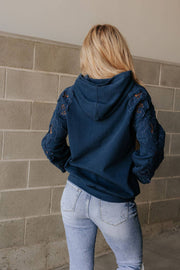 University Hoodie- Love Story- Midnight Blue