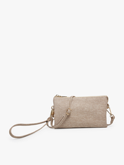 Riley Crossbody/Wristlet: Camel