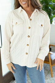 Cable Knit Jacket - Ivory