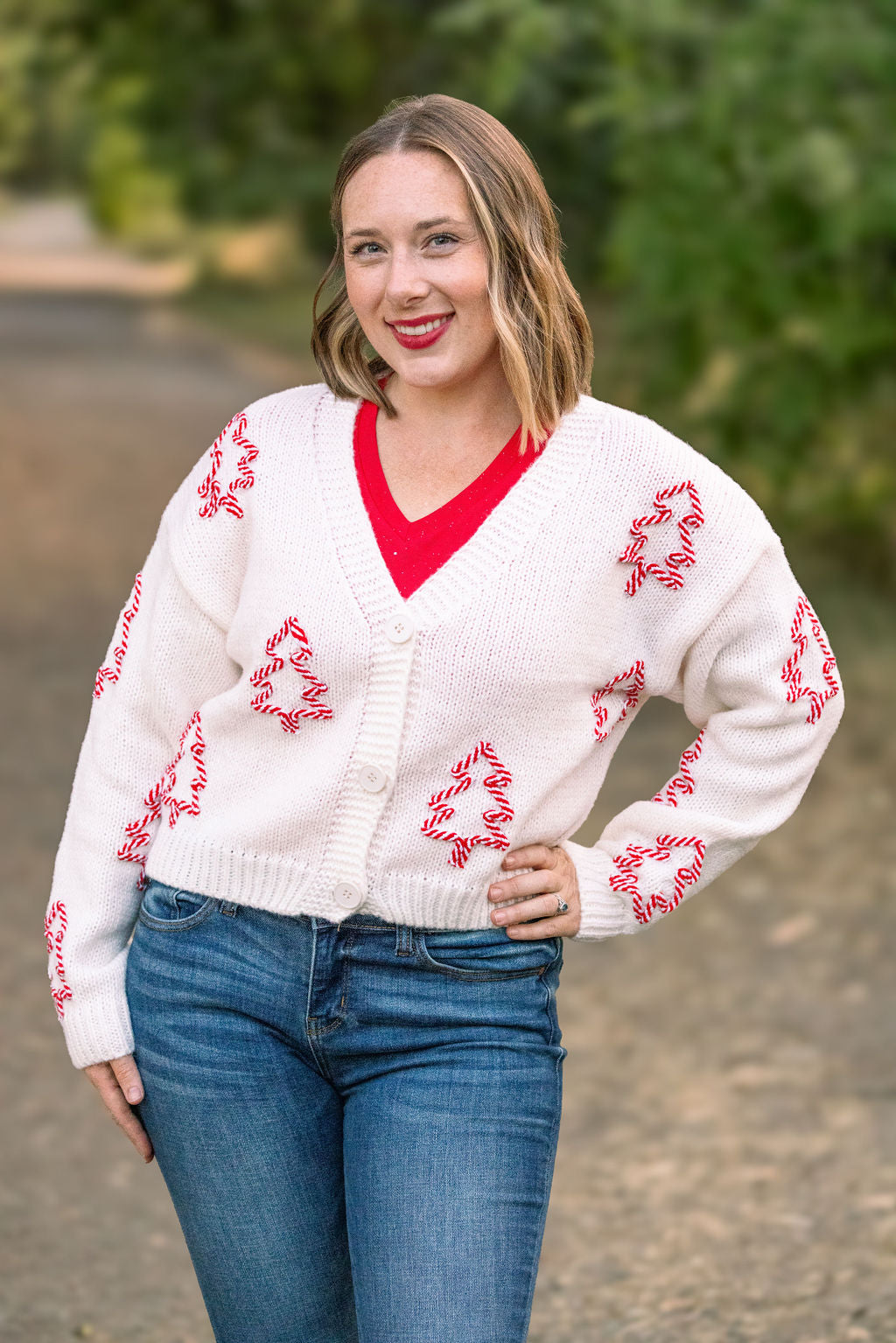 IN STOCK Peppermint Tree Cardigan FINAL SALE