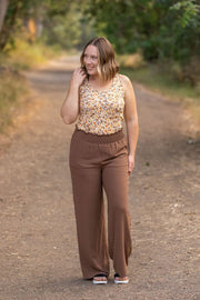 IN STOCK Presley Palazzo Pants - Coffee FINAL SALE