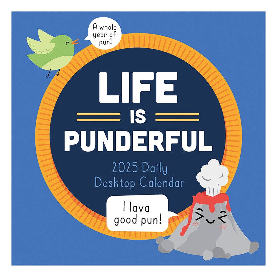 2025 Puns of Fun Daily Desktop Calendar