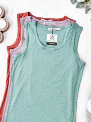 IN STOCK Ava Tank - Sage