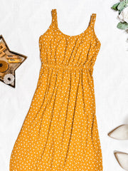 IN STOCK Reagan Ribbed Midi Dress - Pumpkin Floral | Women's Dress FINAL SALE