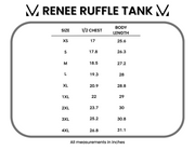 IN STOCK Renee Ruffle Tank - Neon Green  | Women's Sleeveless Top FINAL SALE