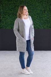 IN STOCK Madison Cozy Cardigan - Stormy Clouds FINAL SALE