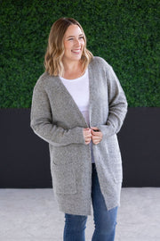 IN STOCK Madison Cozy Cardigan - Stormy Clouds FINAL SALE