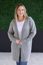 IN STOCK Madison Cozy Cardigan - Stormy Clouds FINAL SALE