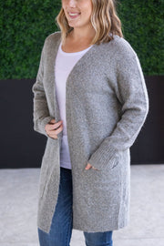 IN STOCK Madison Cozy Cardigan - Stormy Clouds FINAL SALE