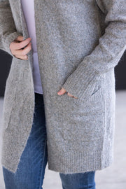 IN STOCK Madison Cozy Cardigan - Stormy Clouds FINAL SALE