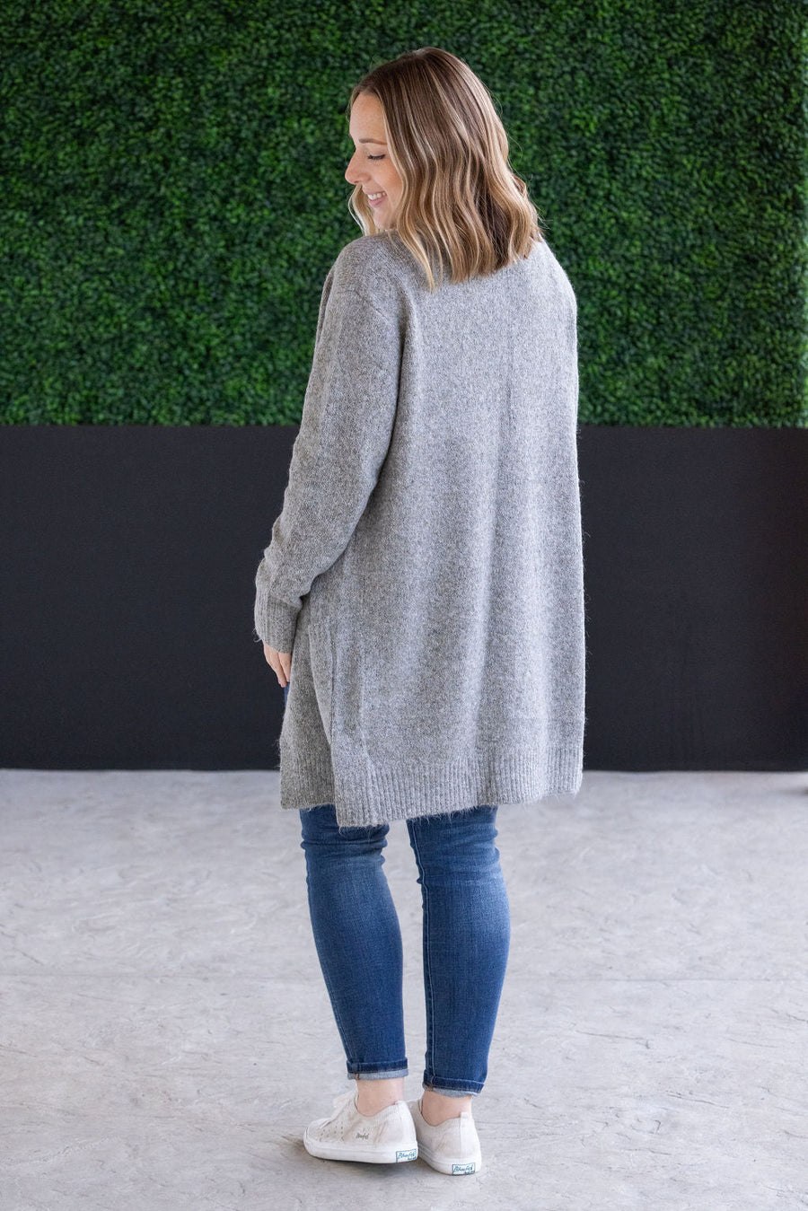 IN STOCK Madison Cozy Cardigan - Stormy Clouds FINAL SALE