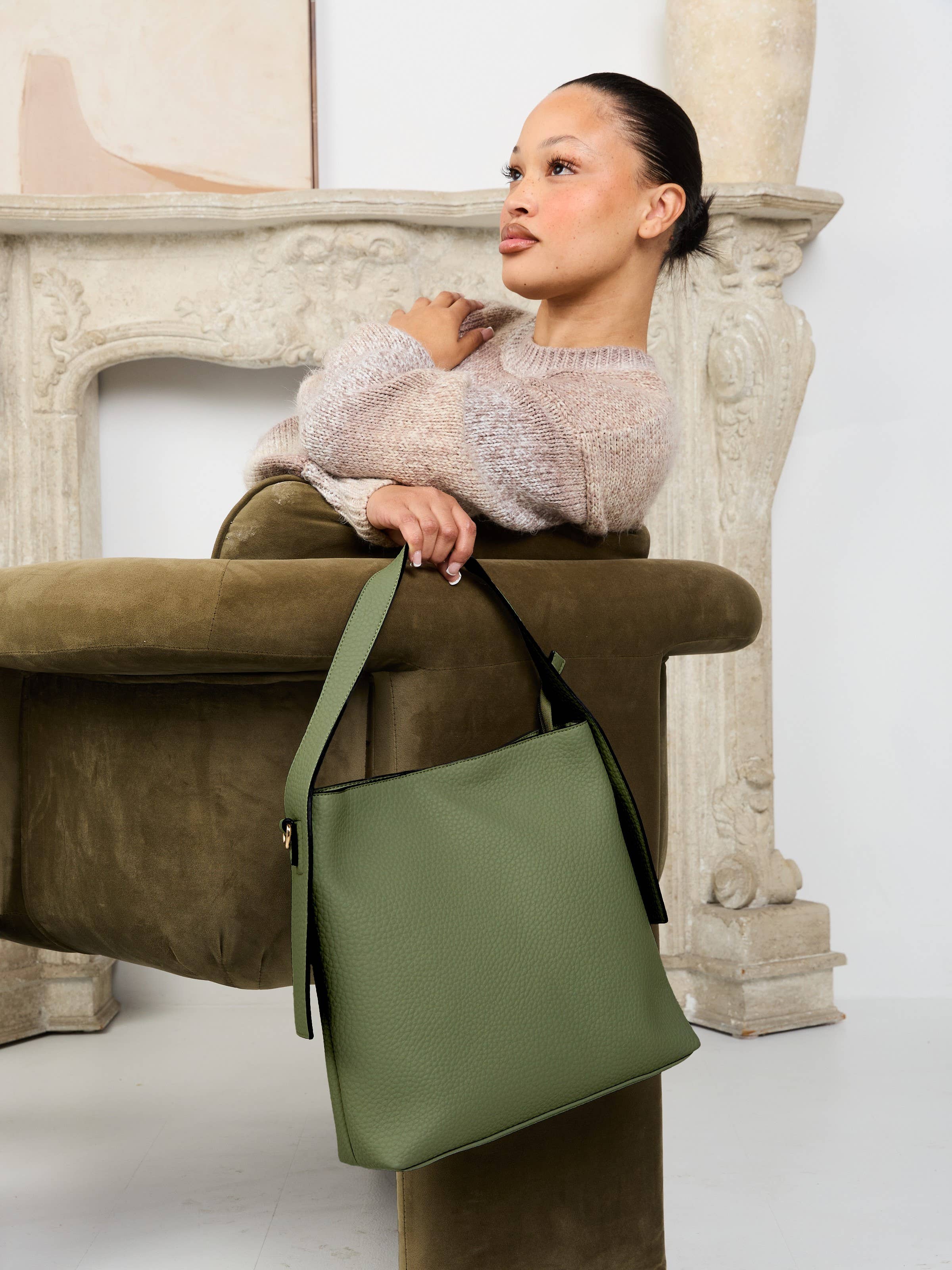 Keeley Classic Hobo w/ Long Strap: Olive