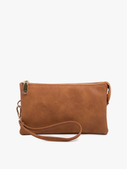 Riley Crossbody/Wristlet: Brown