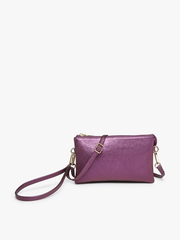 Riley Crossbody/Wristlet: Sapphire Purple