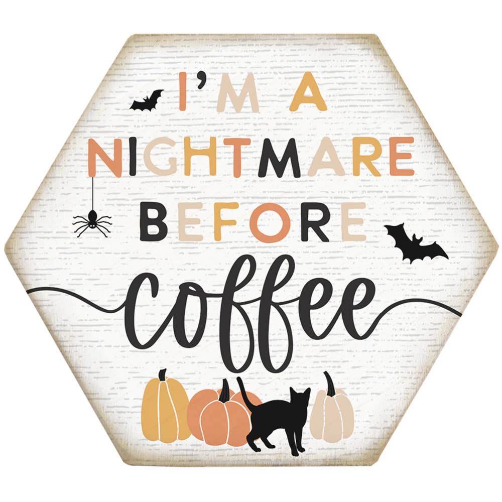 Nightmare Before Coffee Coasters