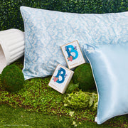 Kitsch x Bridgerton King Satin Pillowcase / Toile De Blue