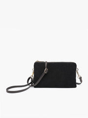 Riley Corduroy Crossbody/Wristlet: Red