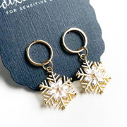 Snowflake Halo- Gold