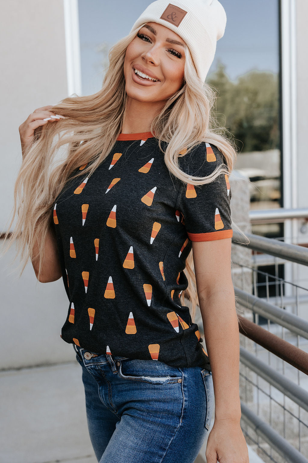 candy corn cutie tee