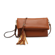 Austin Flapover Tassel Crossbody/Clutch